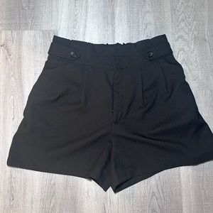 Banana Republic Women’s Black Dressy Paperbag Shorts Size 12